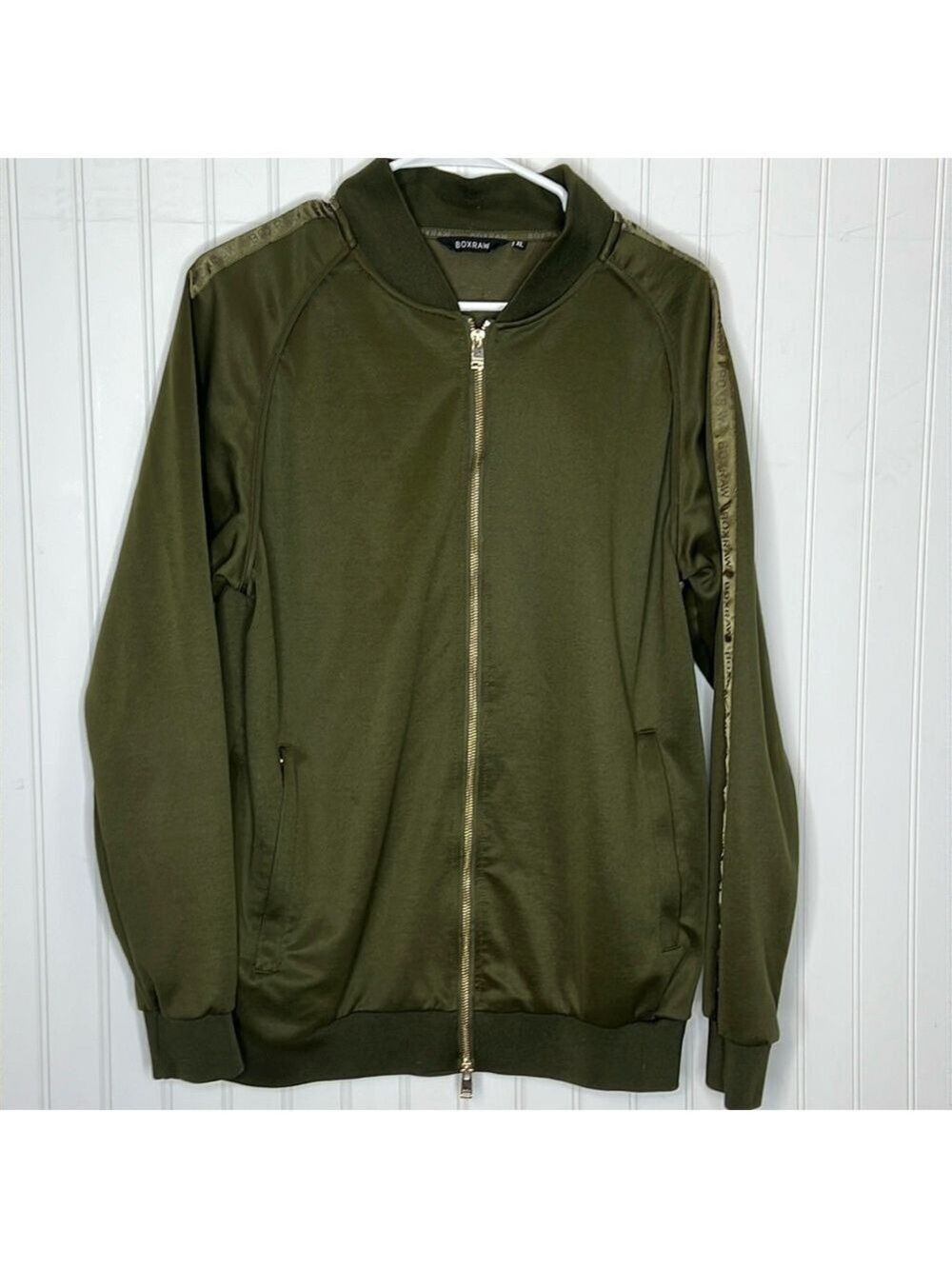 - Boxraw Loma  Whitaker Olive Track Jacket Size XL